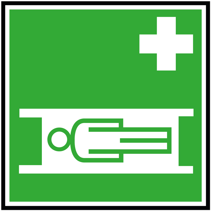 Pictogramme Civière