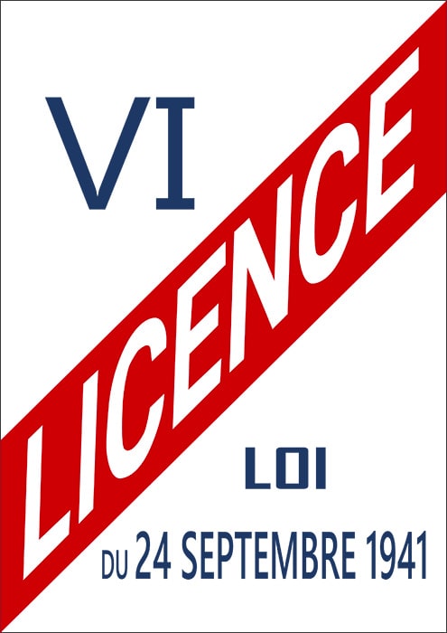 Panneau Licence IV