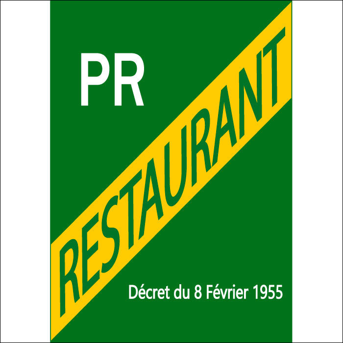 Panneau Licence restaurant PR