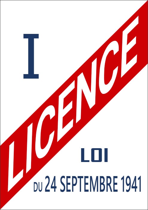 Panneau Licence I