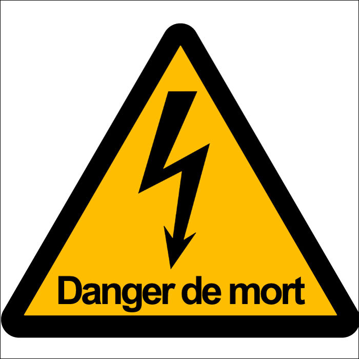 Pictogramme danger de mort