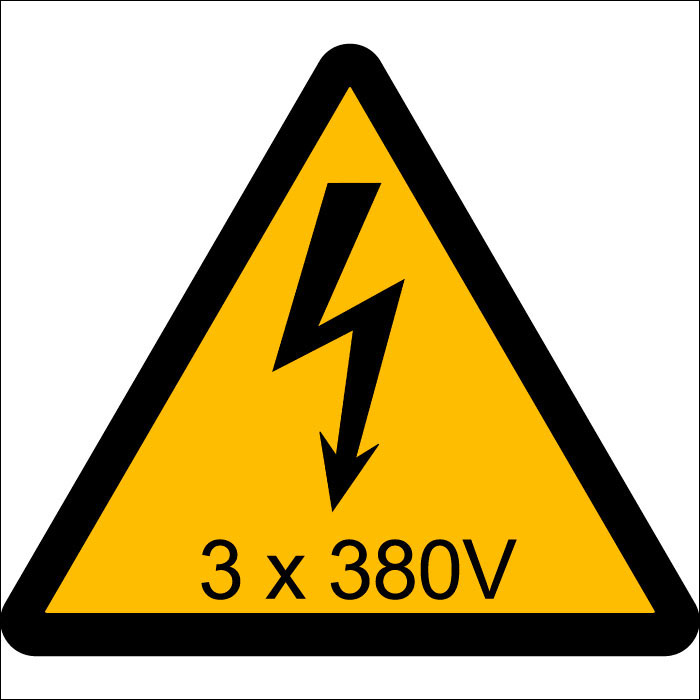 Pictogramme électricité-3x380V