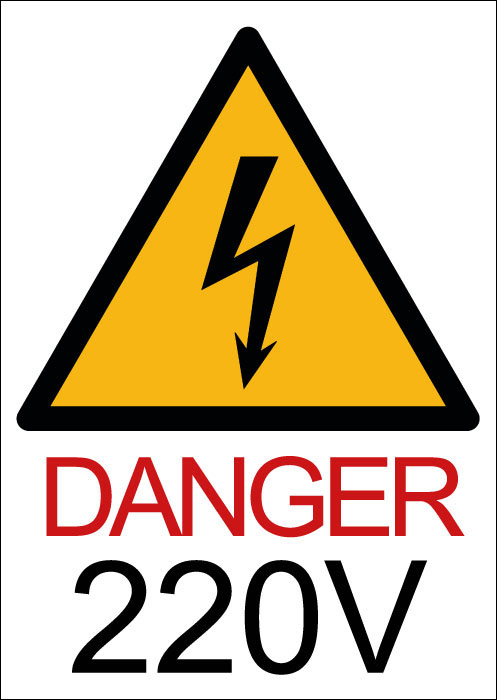 Commandez le panneau ou autocollant danger électrique-220v, sélectionnez selon votre support et votre taille. Envoi en express.
