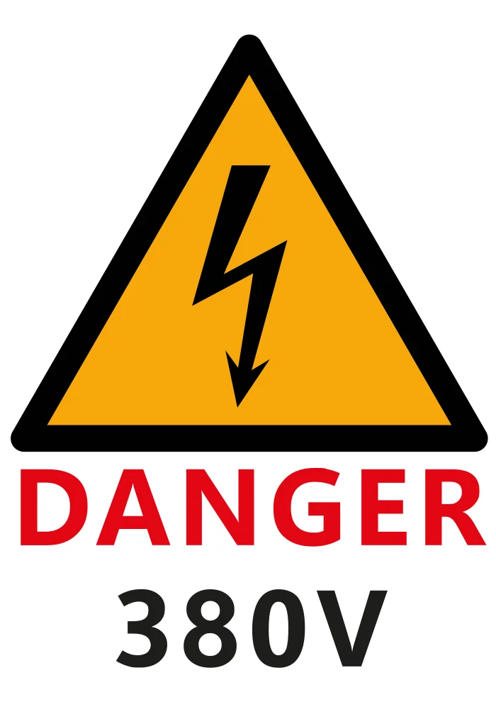 Pictogramme danger électrique-380v