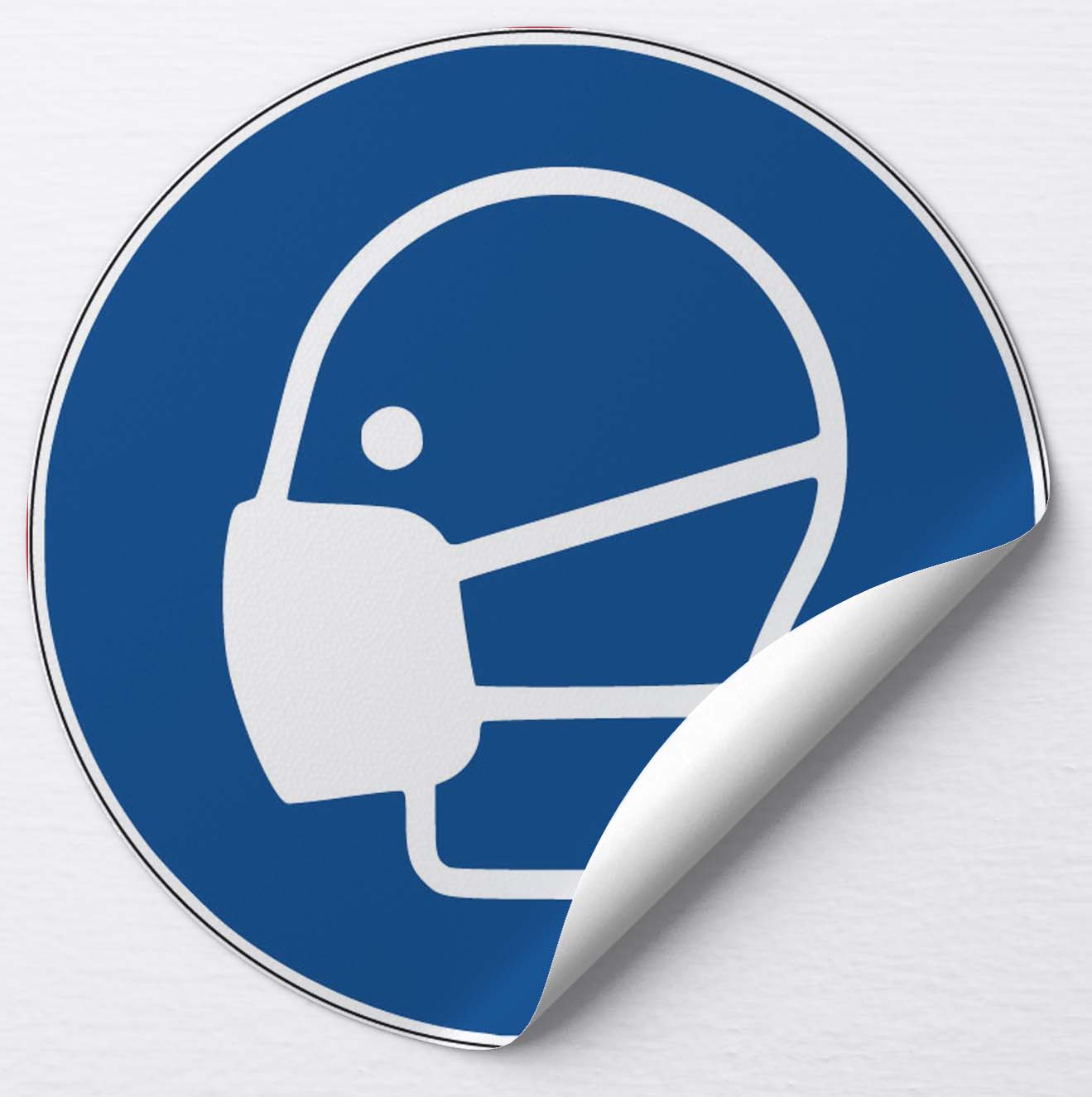 Autocollant Masque obligatoire