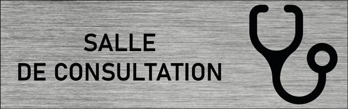Plaque de porte Salle de consultation