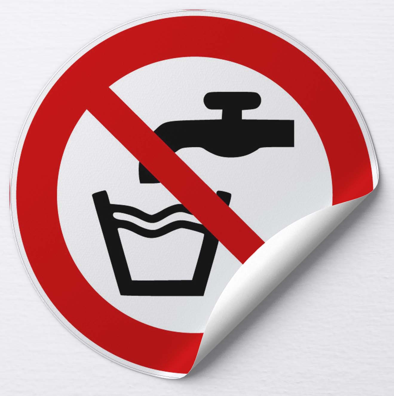 Autocollant Eau non potable

