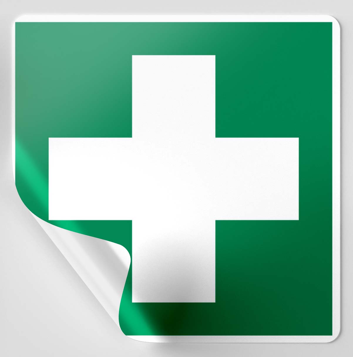 Autocollant premiers secours
