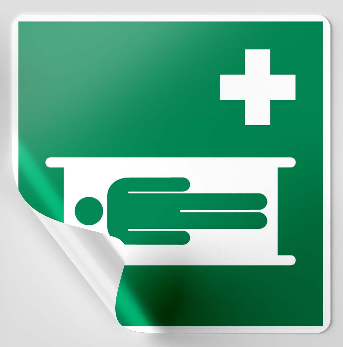Autocollant civière
