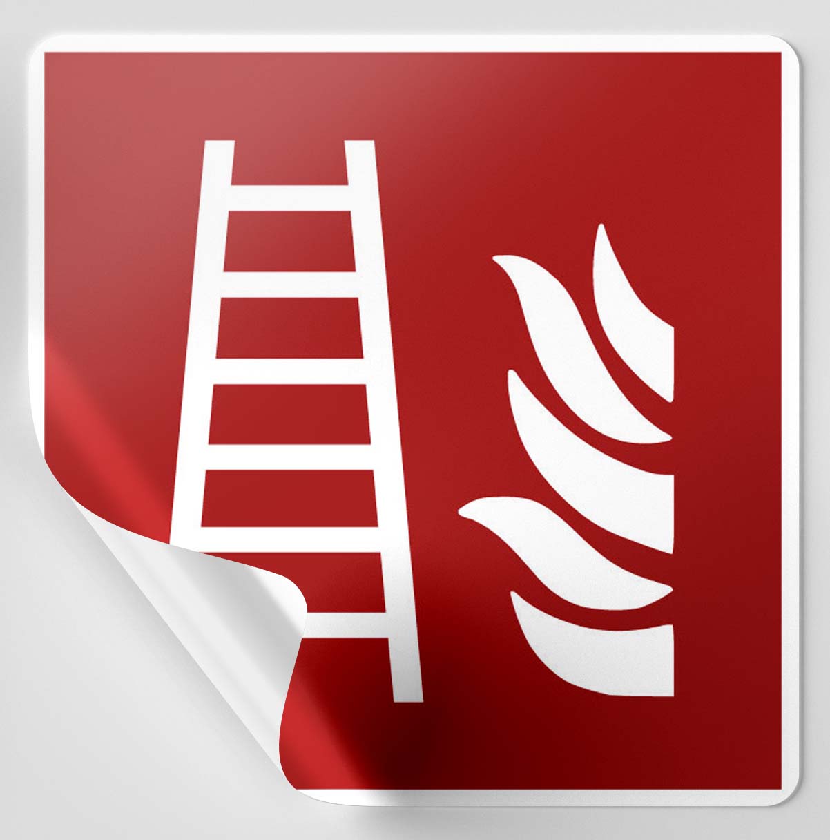 Autocollant échelle d'incendie

