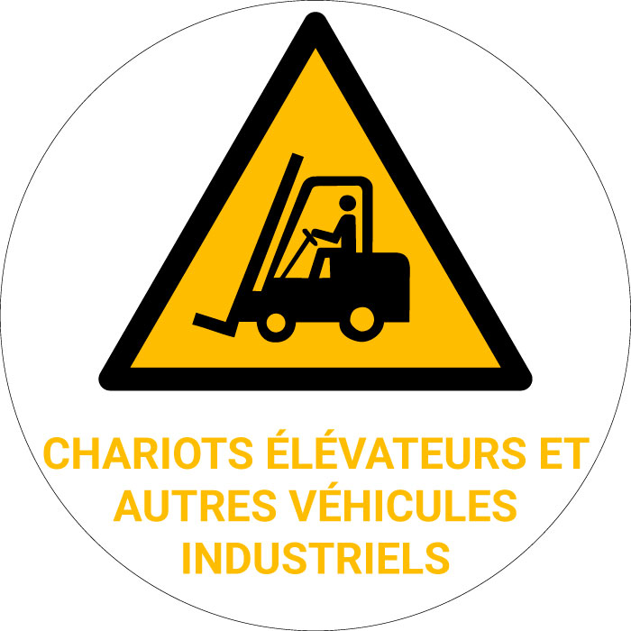 Panneau pictogramme Chariots élévateurs et autres véhicules industriels