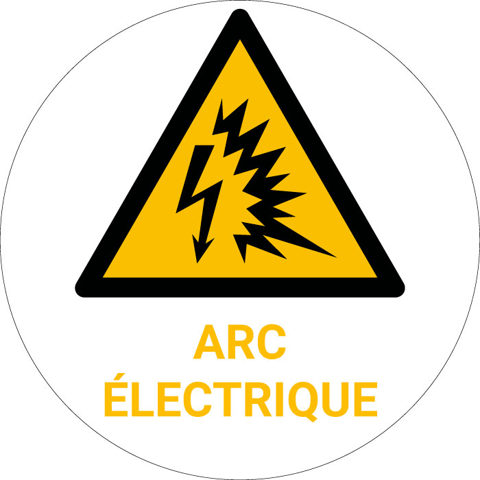 Panneau pictogramme Arc électrique