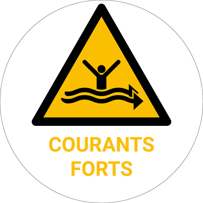 Panneau pictogramme Courants forts