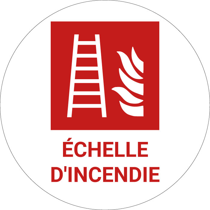 Panneau pictogramme Échelle d'incendie