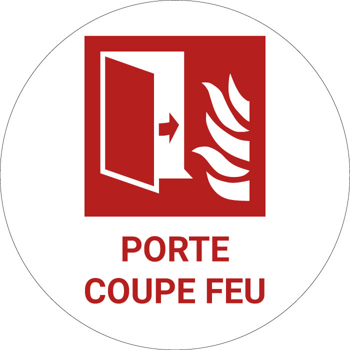 Panneau pictogramme Porte coupe feu
