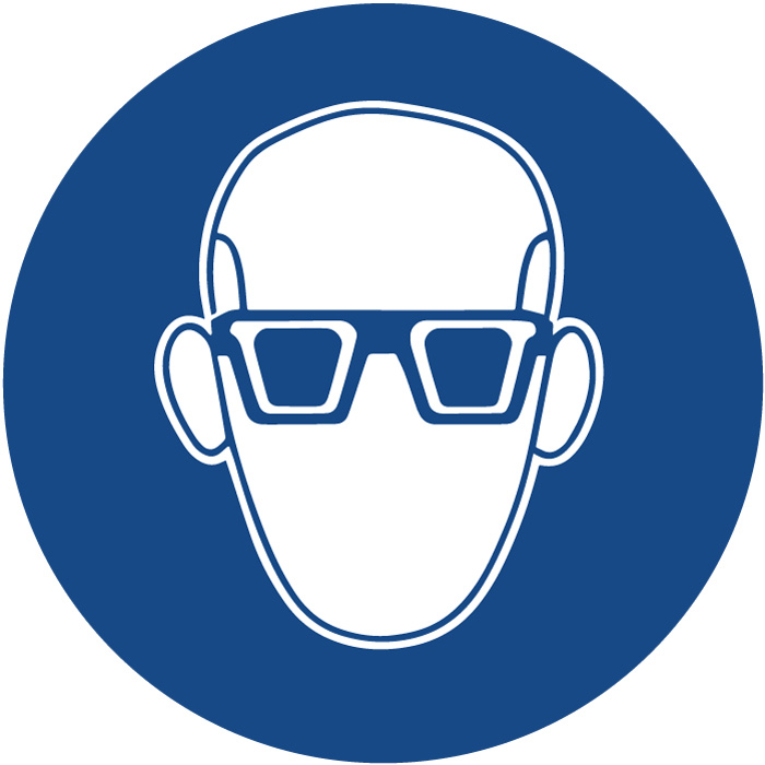Pictogramme lunette obligatoire