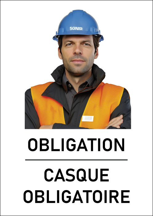 Pictogramme Casque de Protection