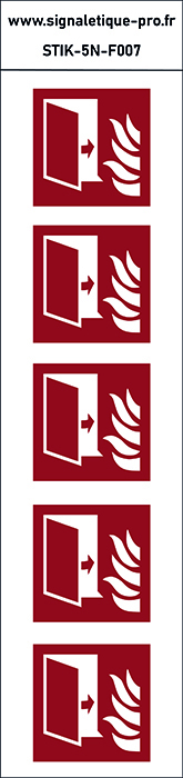 Panneau Porte coupe feu 5N
