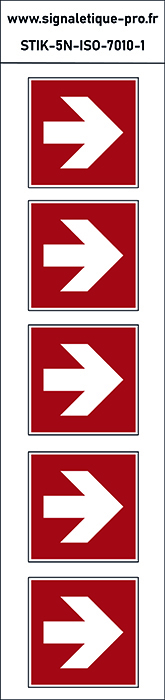 Panneau Flèche de protection incendie 1 5N
