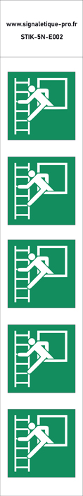 Panneau Fenêtre-de-secours-avec-échelle-de-secours 5N