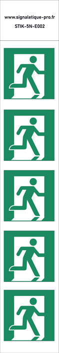 Panneau Sortie-de-secours-droite-5N