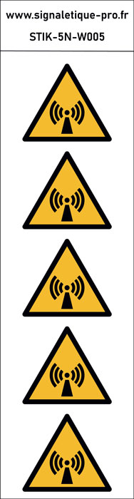 Panneau Radiations non ionisantes 5N