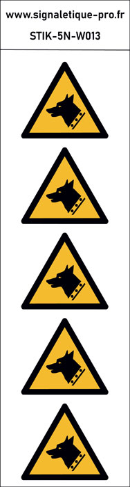 Panneau Chien de garde 5N