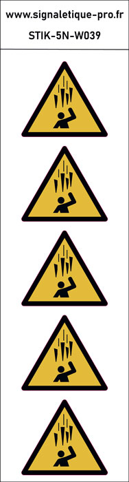 Panneau Pointes-de-glace-en-chute 5N