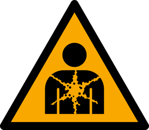 Pictogramme Substance ou mélange présentant un risque pour la santé ISO 7010 W071