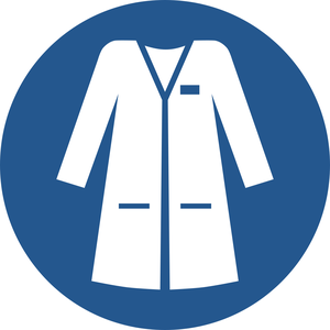 Pictogramme Porter une blouse de laboratoire ISO 7010 M059
