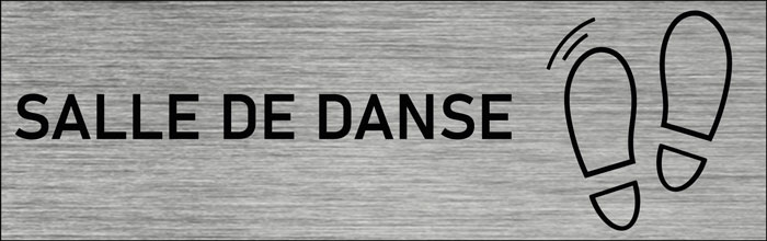 Plaque de porte Salle de danse