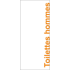 STICKER fb8500 Toilettes hommes