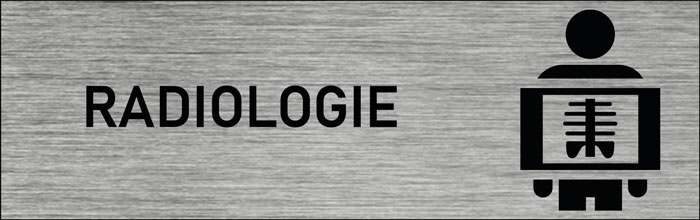 Plaque de porte Radiologie