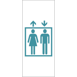 STICKER 219ebc  ascenseur-homme-femme double fleche 5