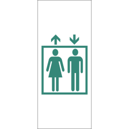 STICKER 0e9594 ascenseur-homme-femme double flèche 5