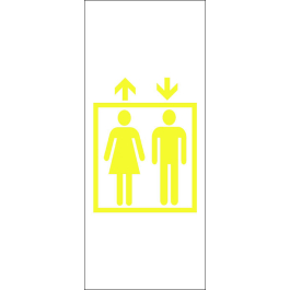 STICKER ffee32 ascenseur-homme-femme double flèche 5