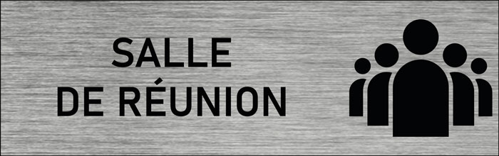 Plaque de porte Salle de réunion 3