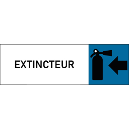 Plaque de porte classique Extincteur