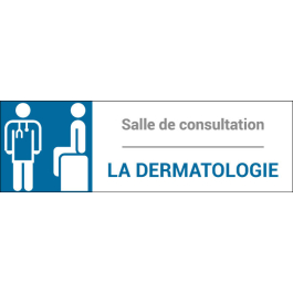 Plaque de porte classique Dermatologie