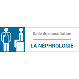 Plaque de porte classique Néphrologie