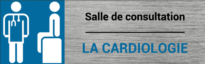 Plaque de porte Cardiologie