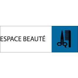 Plaque de porte classique Espace beauté