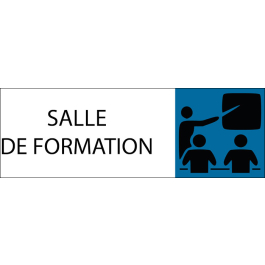 Plaque de porte classique Salle de formation