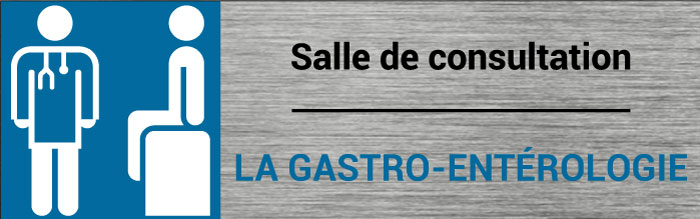 Plaque de porte Gastro-entérologie