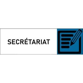 Plaque de porte classique Secrétariat