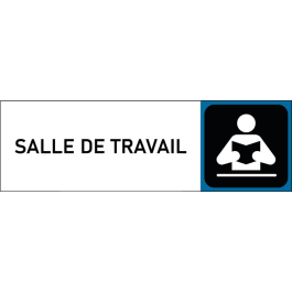 Plaque de porte classique Salle de travail