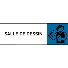 Plaque de porte classique Salle de dessin