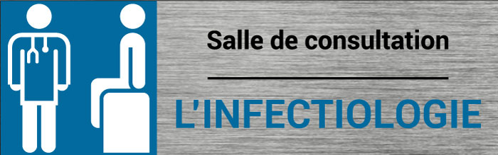 Plaque de porte Infectiologie