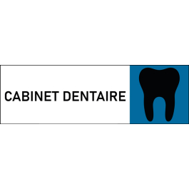 Plaque de porte classique Cabinet dentaire