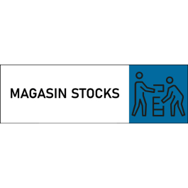Plaque de porte classique Magasin Stocks